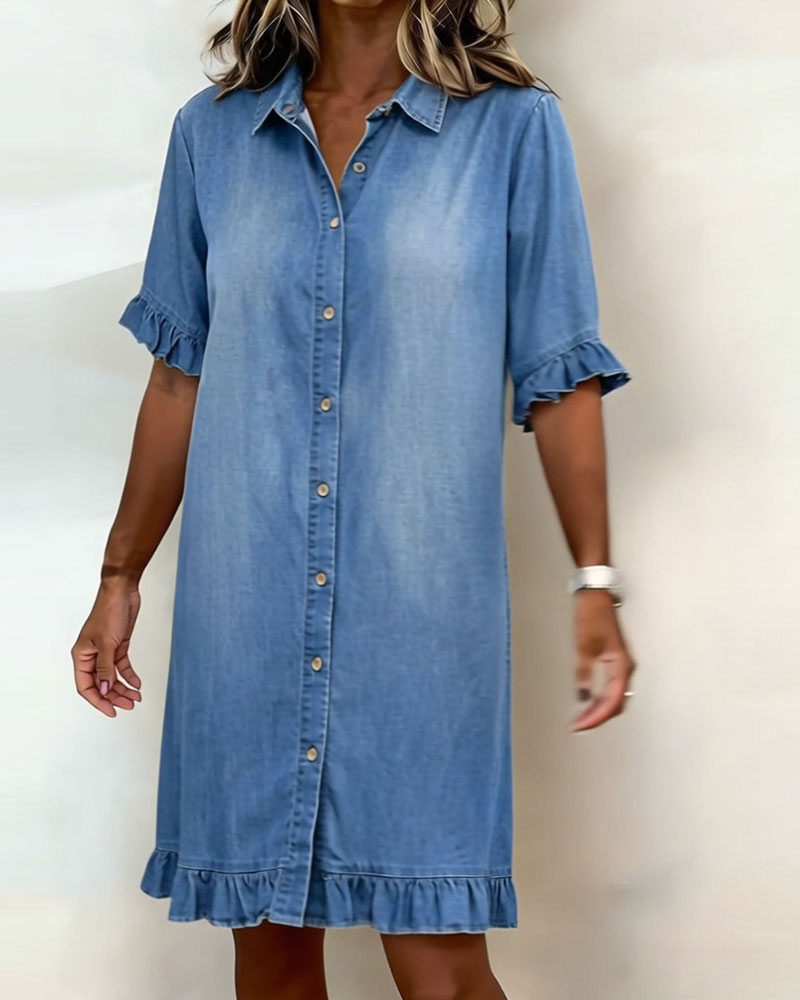 Laura | Vestito in denim comodo