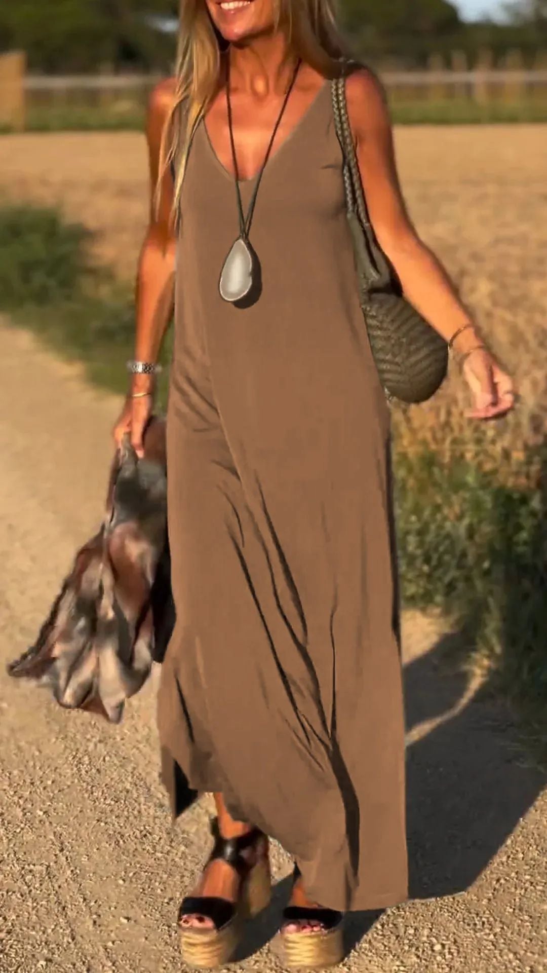 Evelien | Abito Maxi Boho Casual