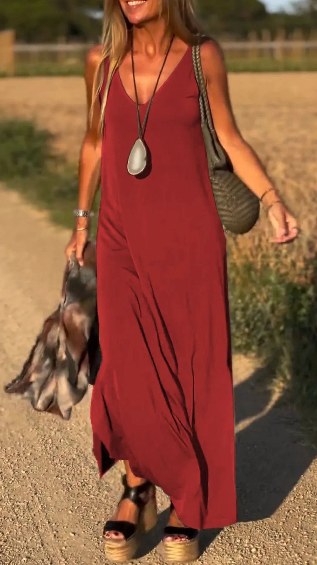 Evelien | Abito Maxi Boho Casual