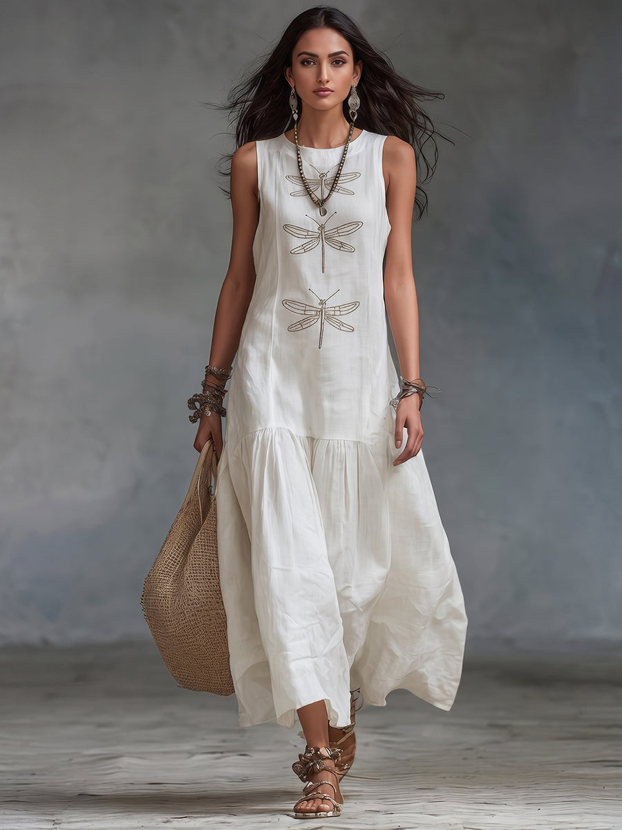 BRENDA | SLEEVELESS MAXI DRESS