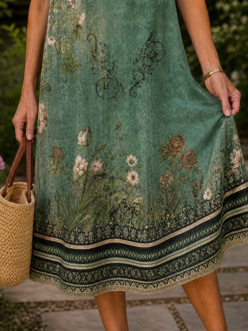 Giulia | Abito Midi Floreale