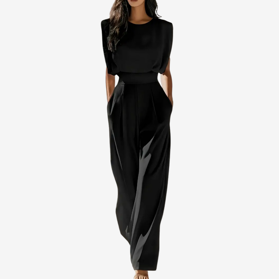 VALERIE | DEFINED WAIST JUMPSUIT