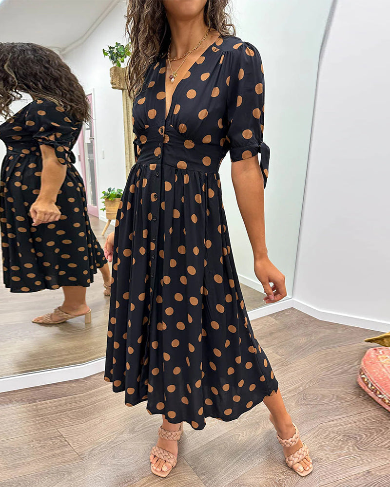 Victoire | Elegante Abito a Pois