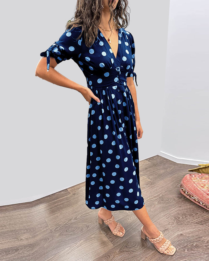 Victoire | Elegante Abito a Pois