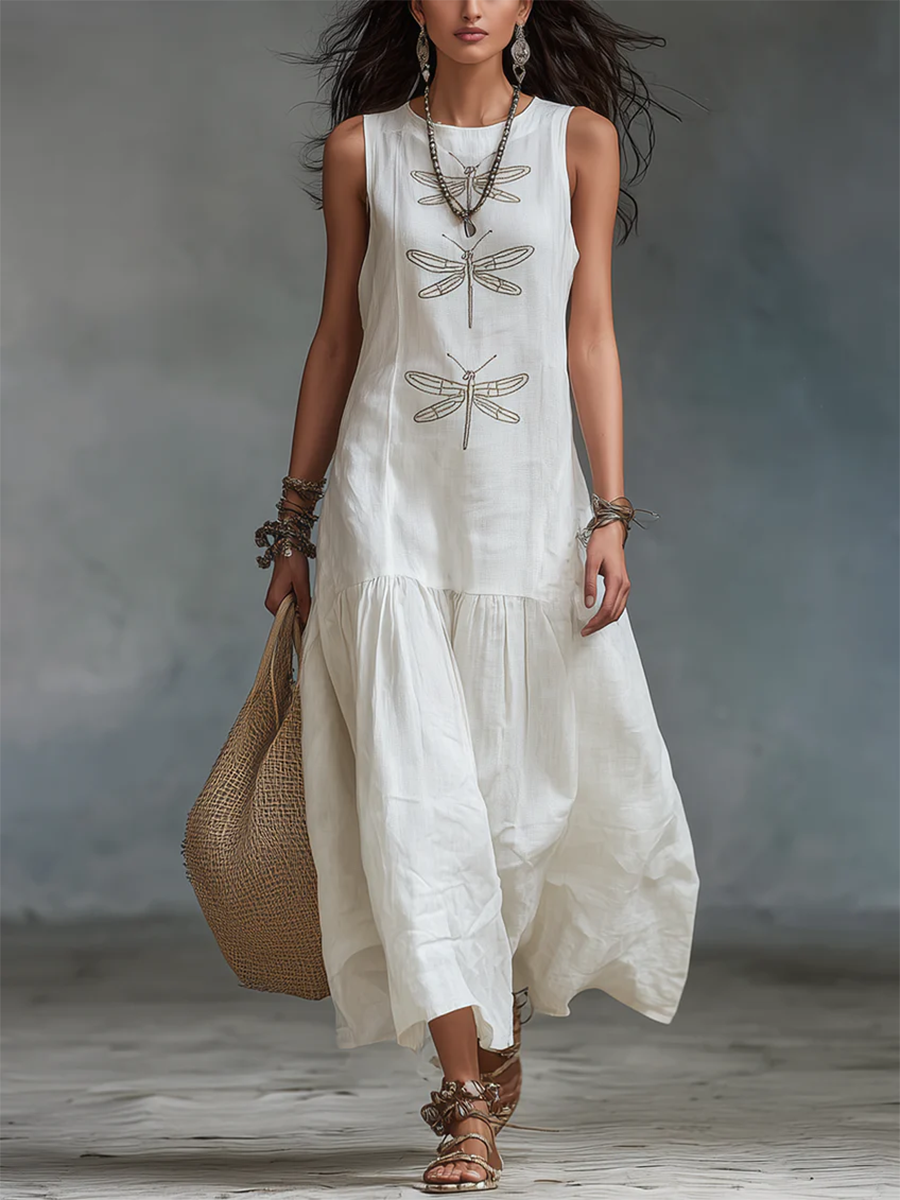 BRENDA | SLEEVELESS MAXI DRESS