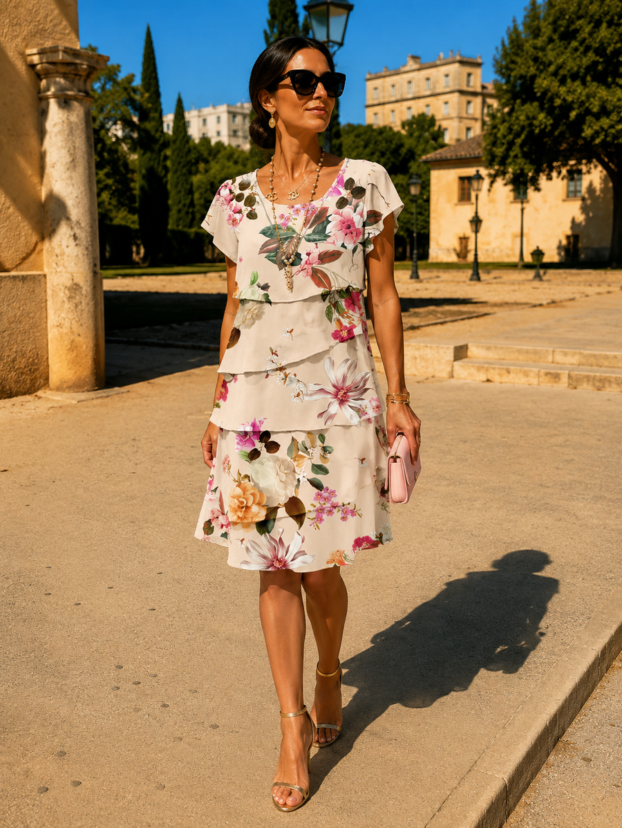 Helena | Abito Elegante con Volant