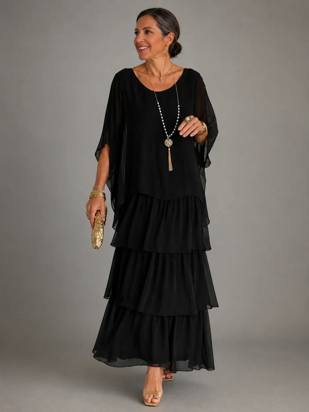 Lara | Abito lungo fluido ed elegante