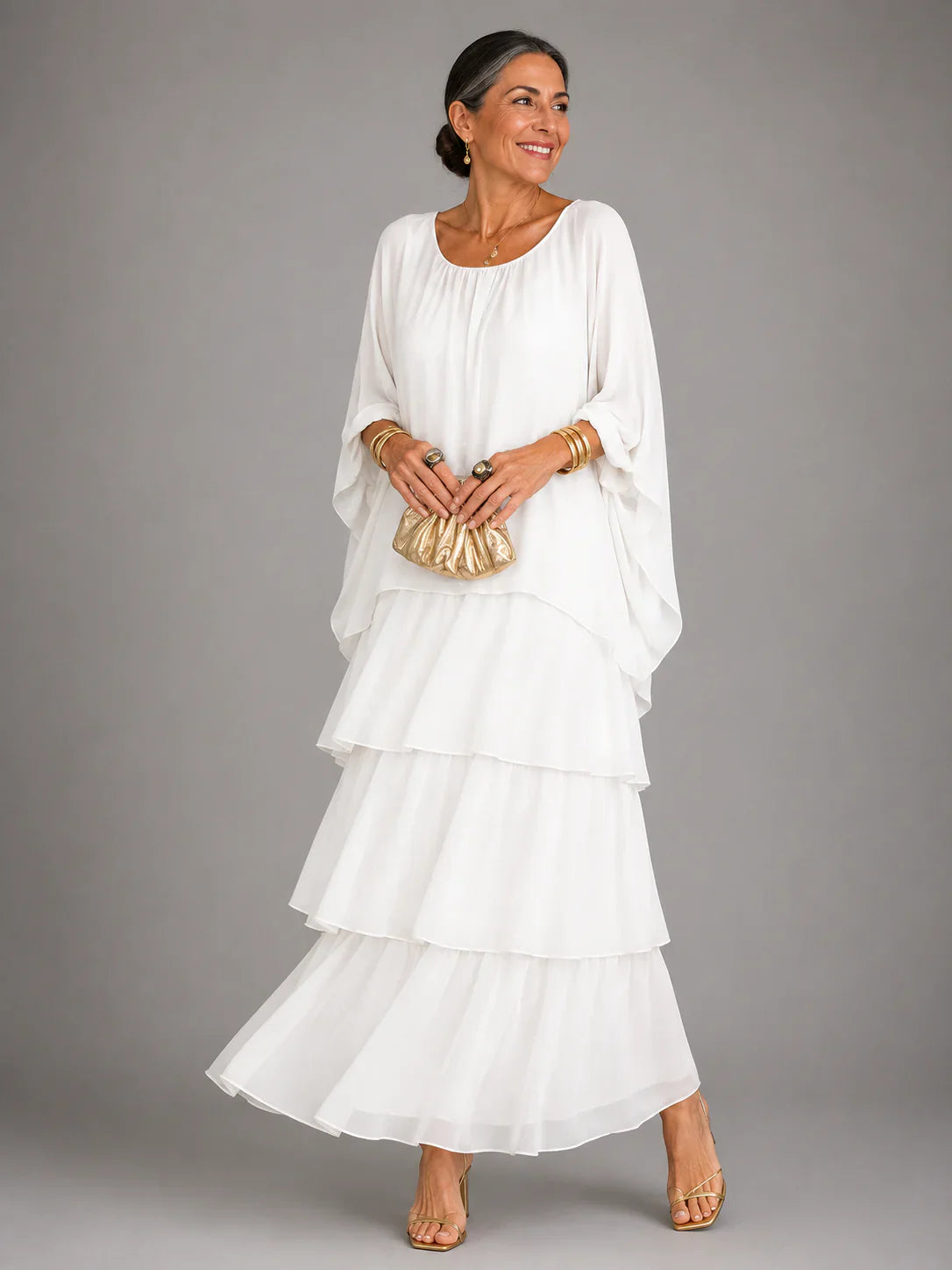 Lara | Abito lungo fluido ed elegante
