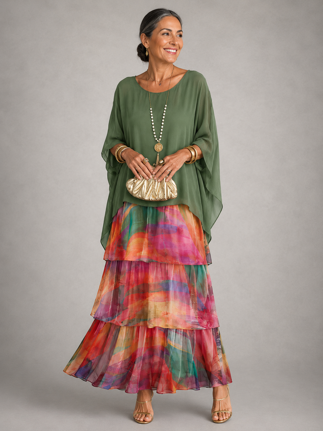 VALERIE | ELEGANT FLOWING MAXI DRESS