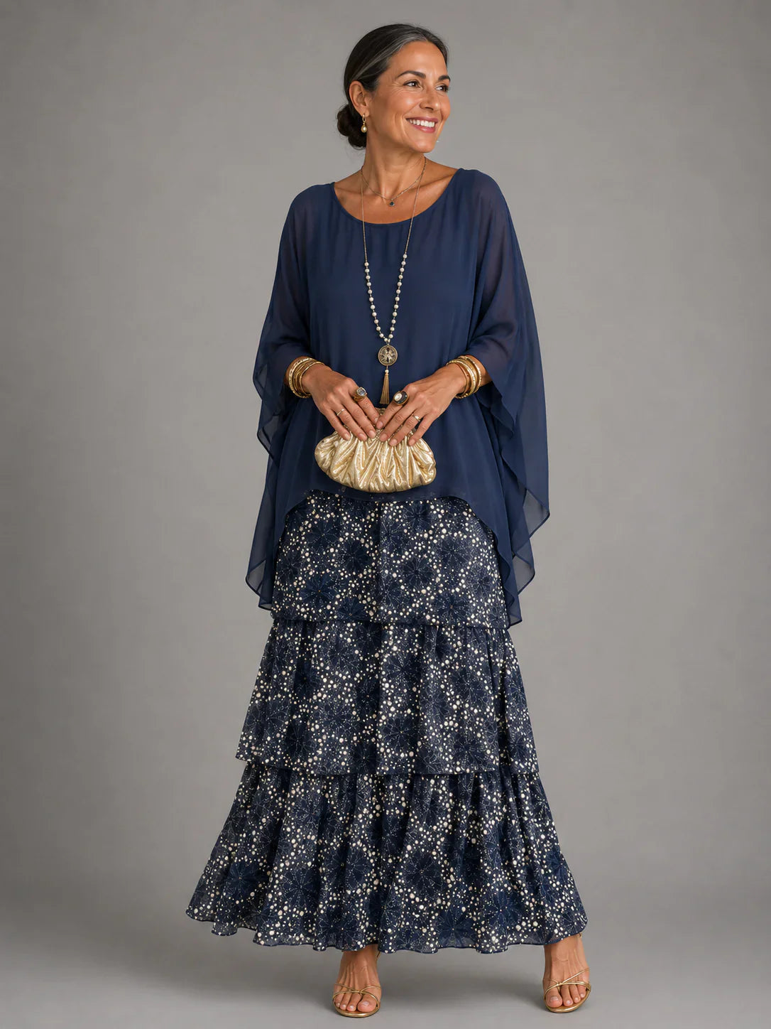 Lara | Abito lungo fluido ed elegante
