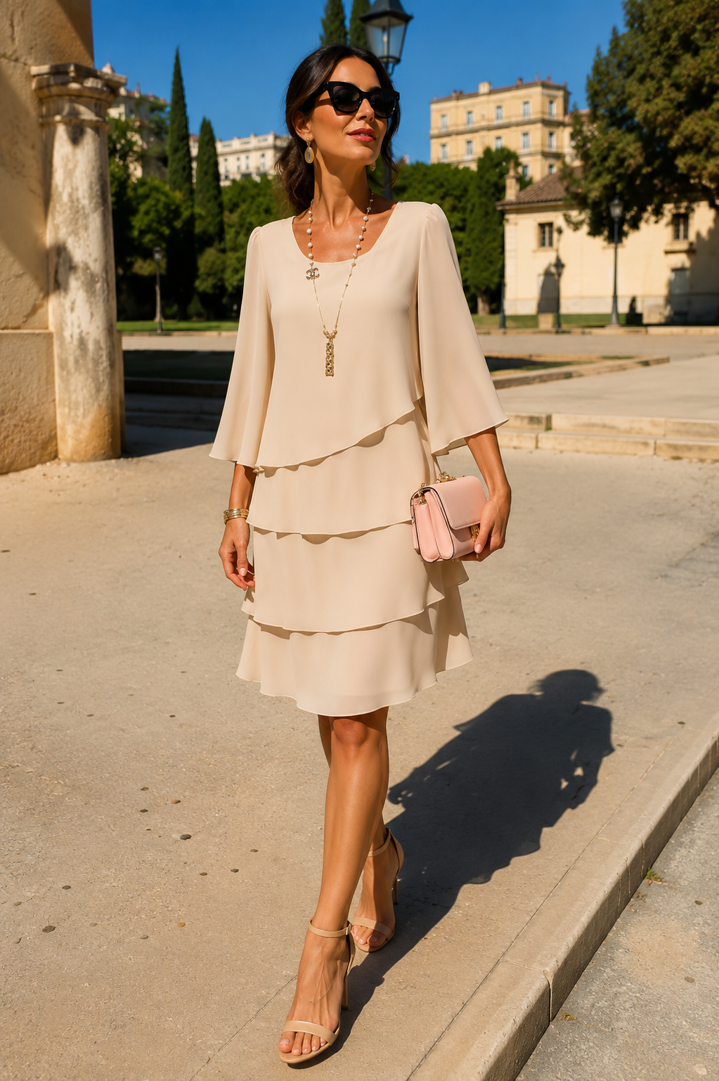 Catherine | Abito Elegante con Volant