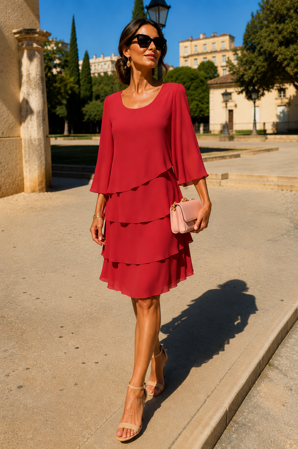Catherine | Abito Elegante con Volant