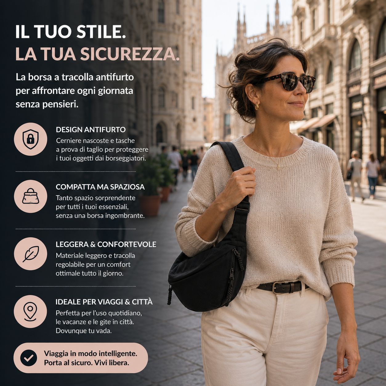 GIOIA | BORSA A SPALLA ELEGANTE
