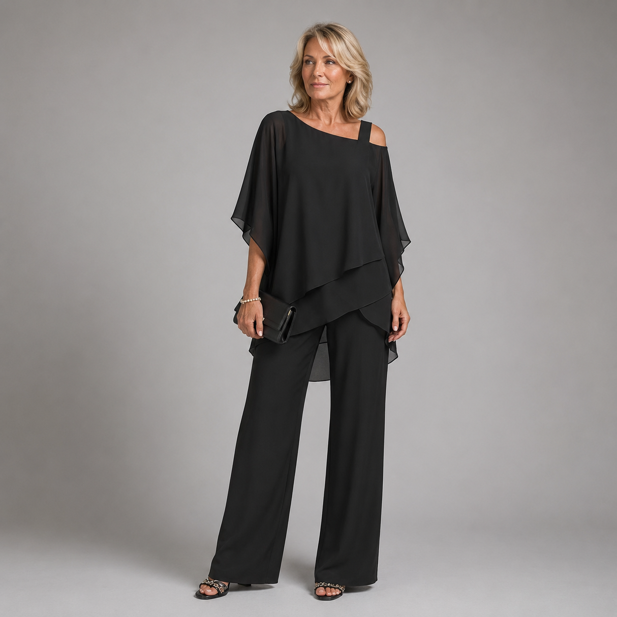 EVELYN | ELEGANT TWO-PIECE LAYERED SET