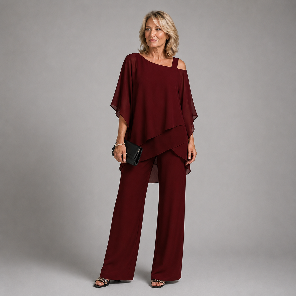 EVELYN | ELEGANT TWO-PIECE LAYERED SET