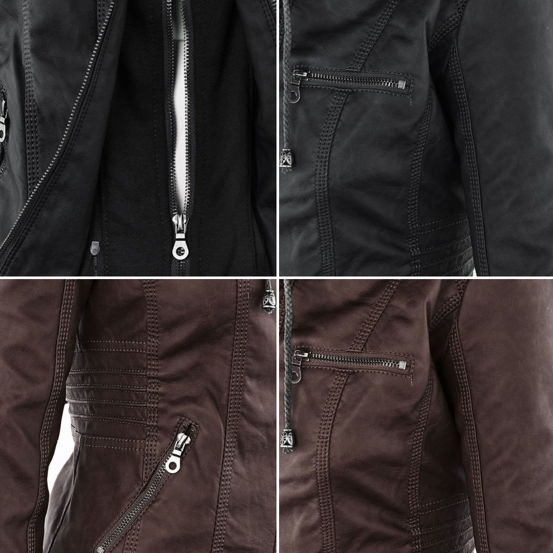 Monica | Robust and Elegant Leather Jacket