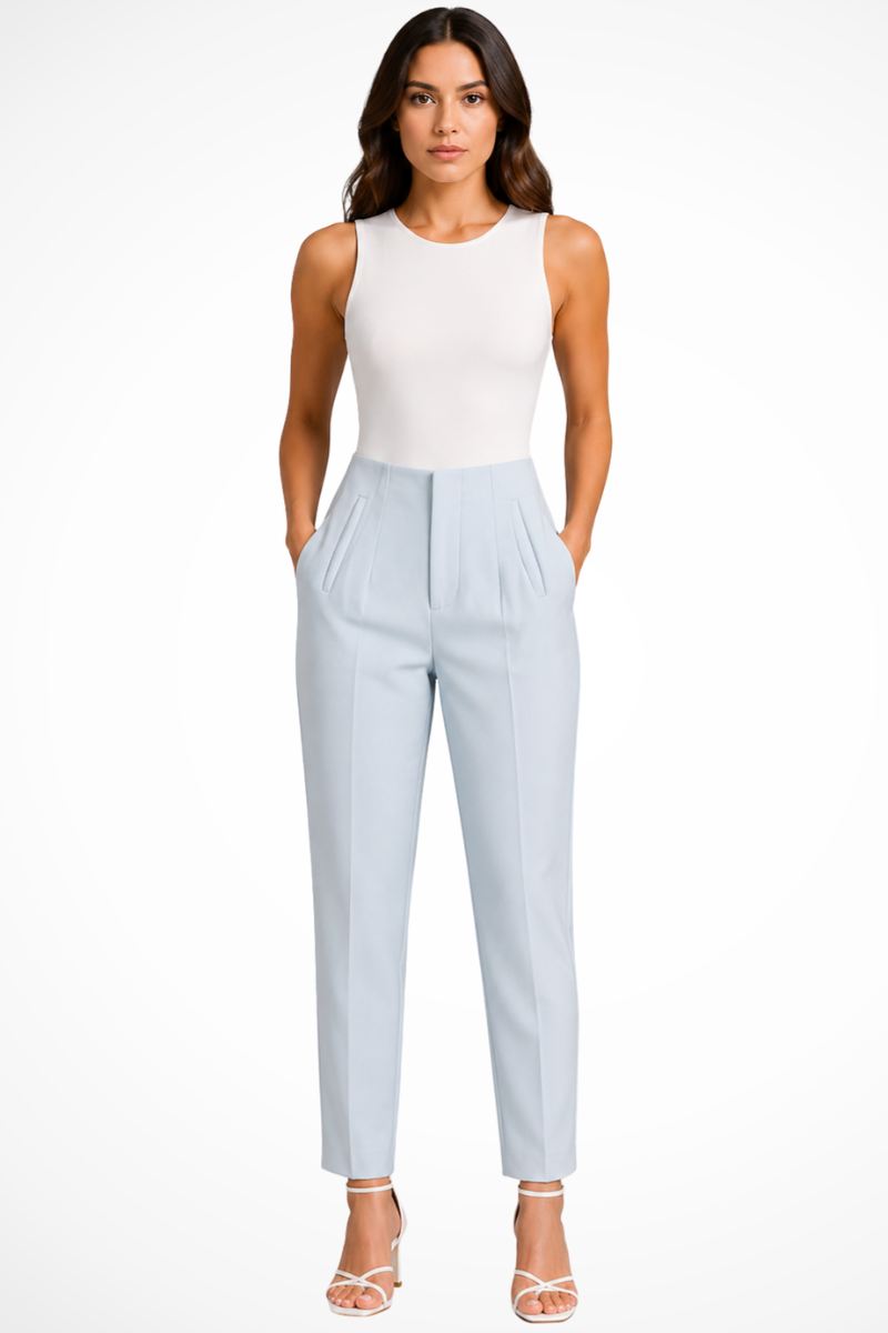 Women’s High Waisted Trousers | Cropped