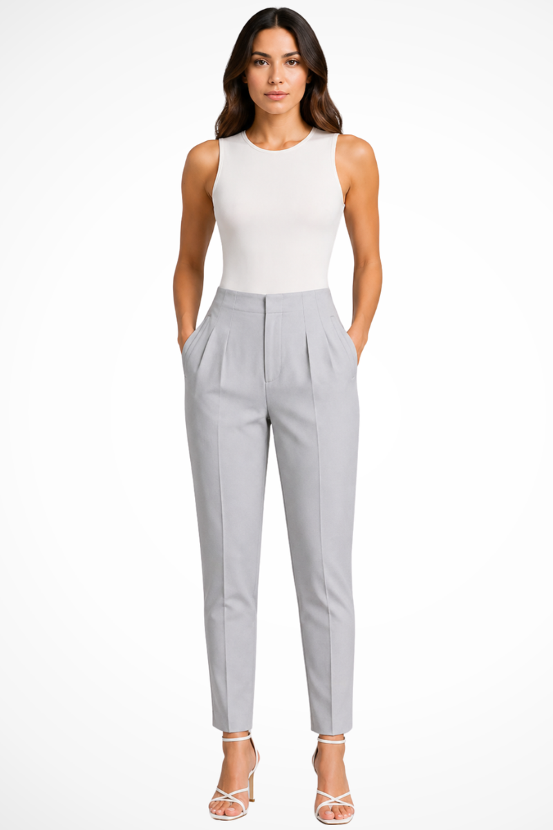 Women’s High Waisted Trousers | Cropped