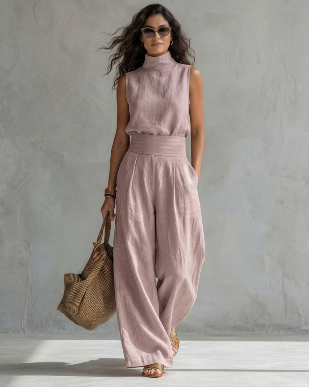PATRICIA | WIDE-LEG TWO-PIECE SET