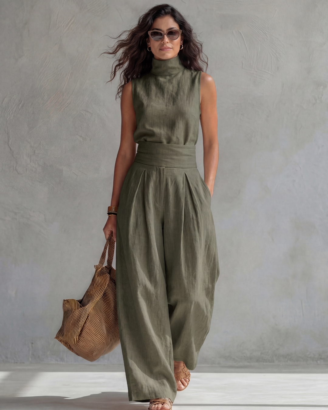 PATRICIA | WIDE-LEG TWO-PIECE SET