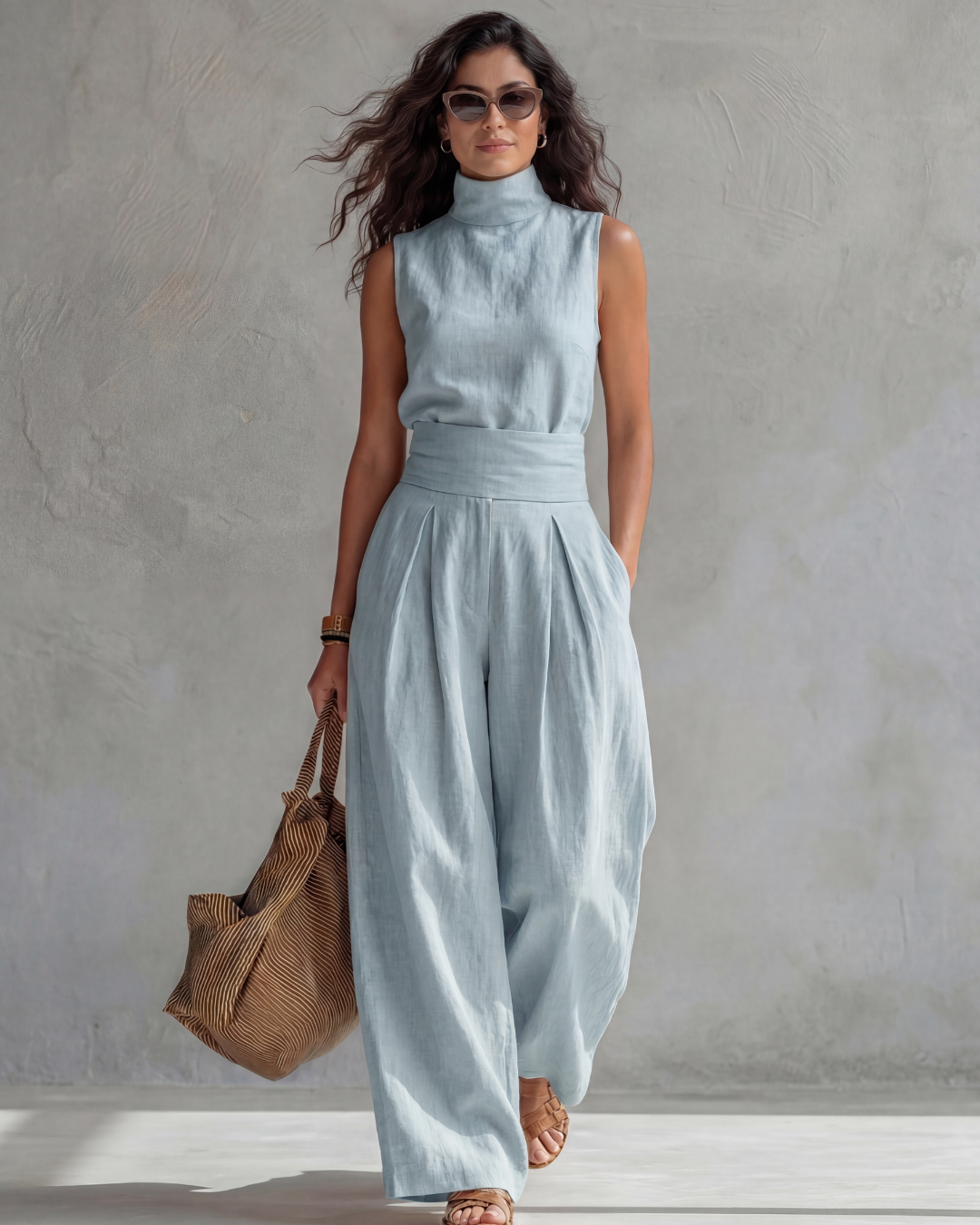PATRICIA | WIDE-LEG TWO-PIECE SET