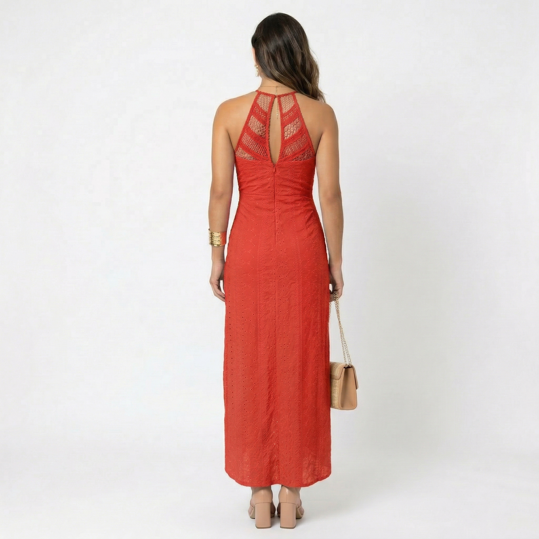 Valentina | Vestito Midi con Scollatura Incrociata