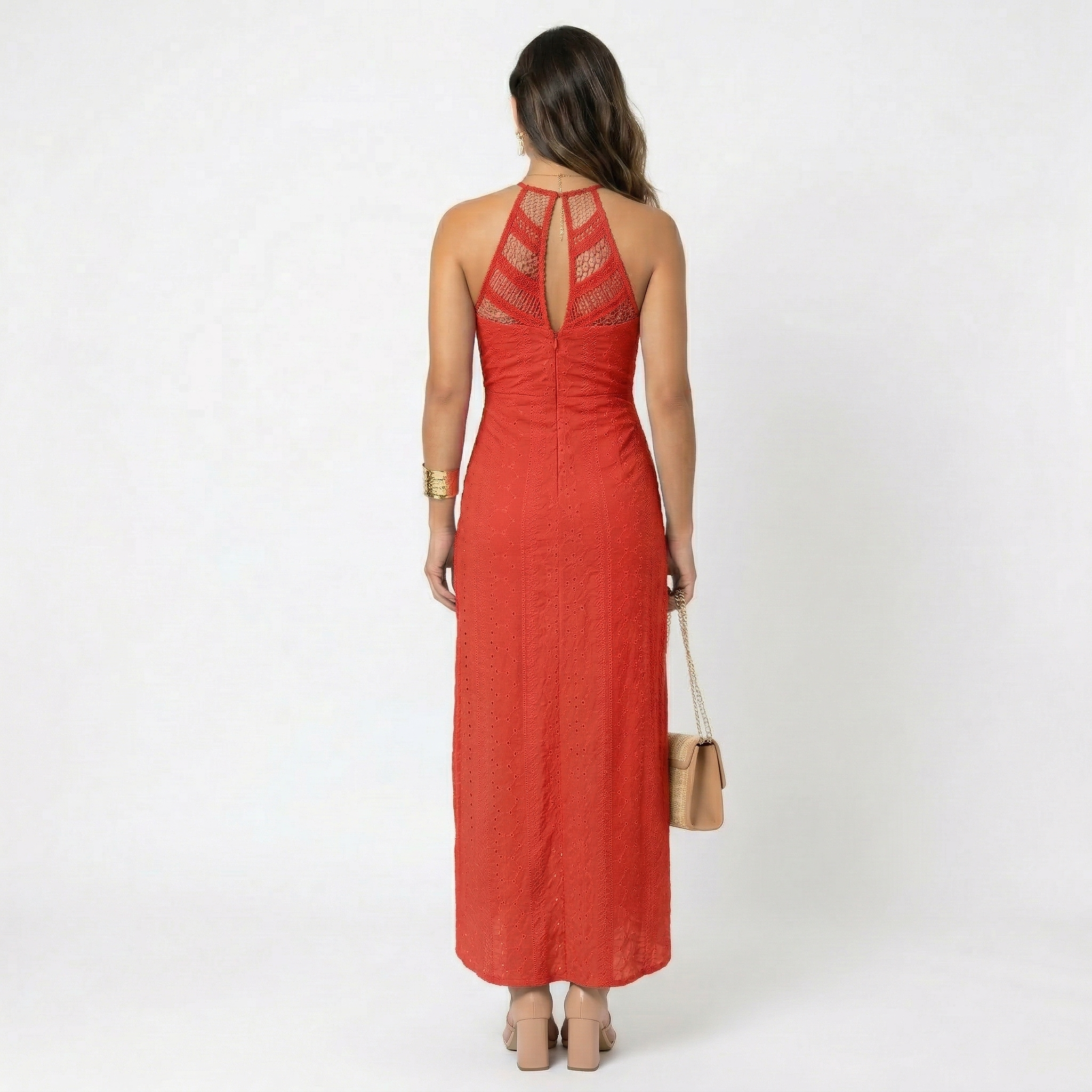 Valentina | Vestito Midi con Scollatura Incrociata