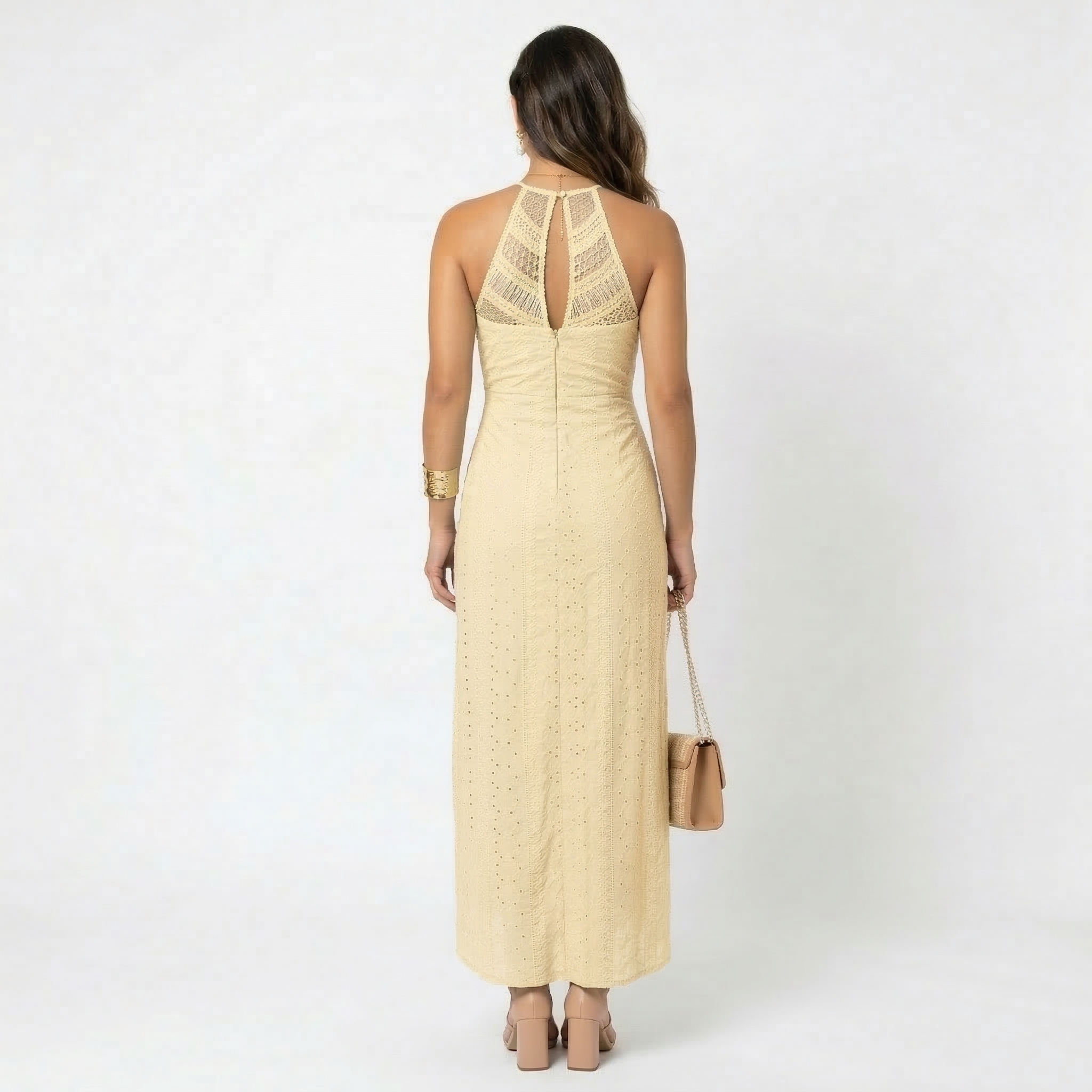 Valentina | Vestito Midi con Scollatura Incrociata