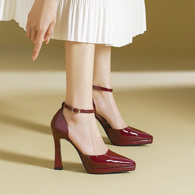 EVETTE™ | LEATHER HEELS
