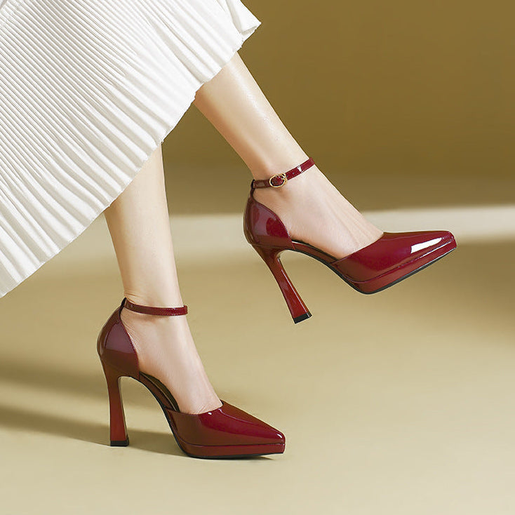 EVETTE™ | LEATHER HEELS