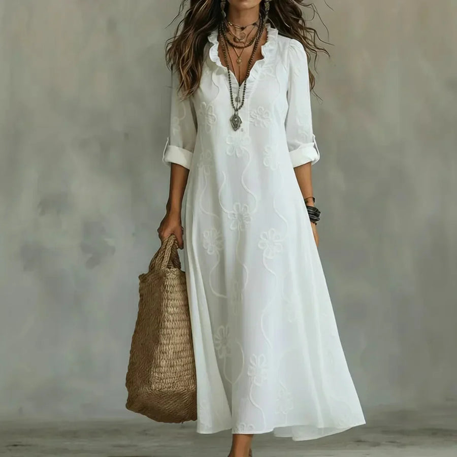 Sienna | Vestito Estivo Lungo con Fiori