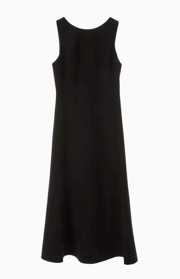Minimalist French Midi Dress