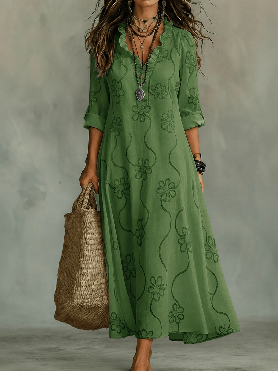 Sienna | Vestito Estivo Lungo con Fiori