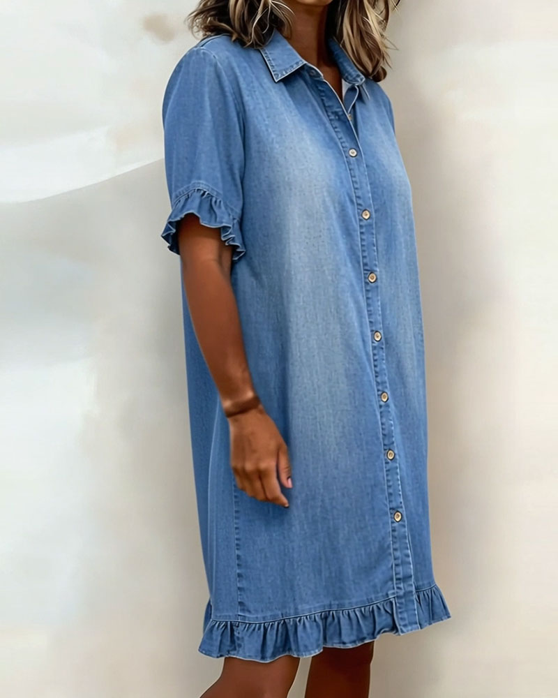 Laura | Vestito in denim comodo