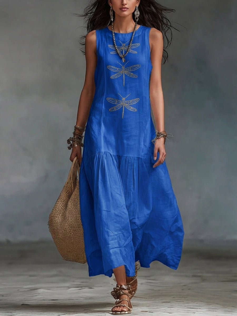 BRENDA | SLEEVELESS MAXI DRESS