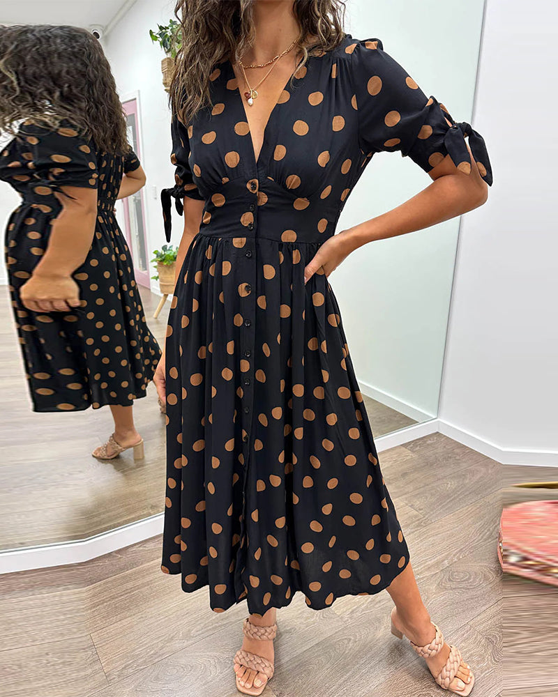 Victoire | Elegante Abito a Pois