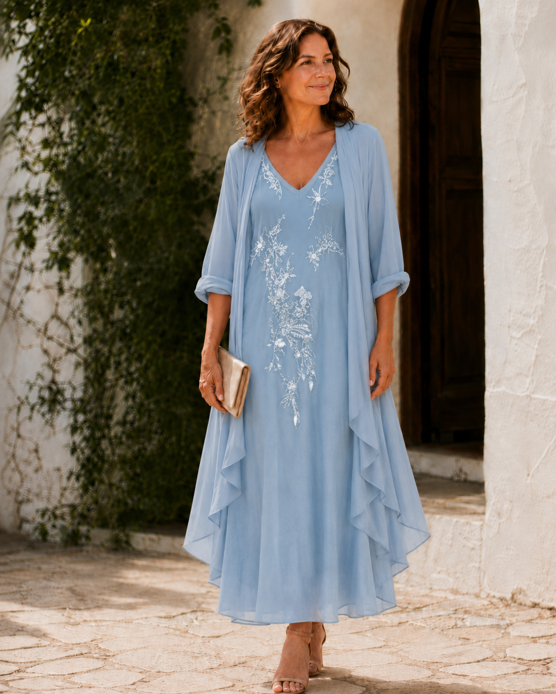 Juliet | Lace Duster Dress