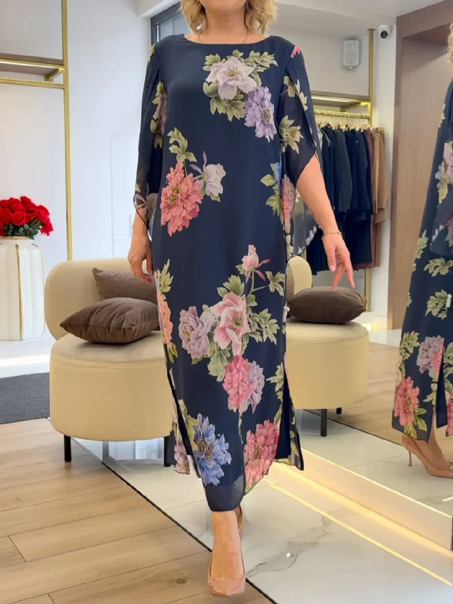 Floreale | Abito Maxi Chiffon