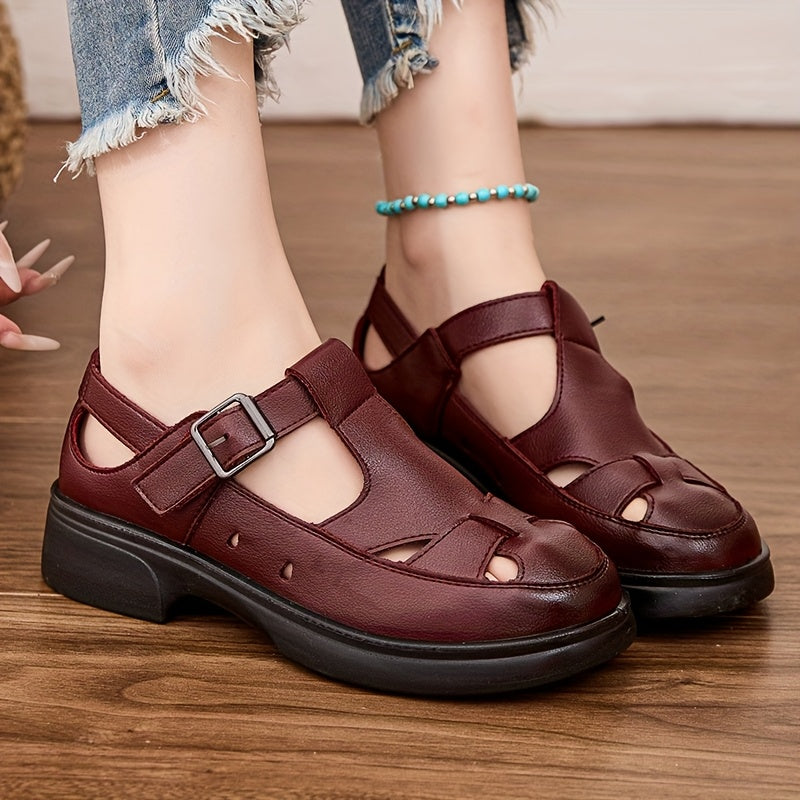 Laura Sandali Con Fibbia Comfort Eleganti