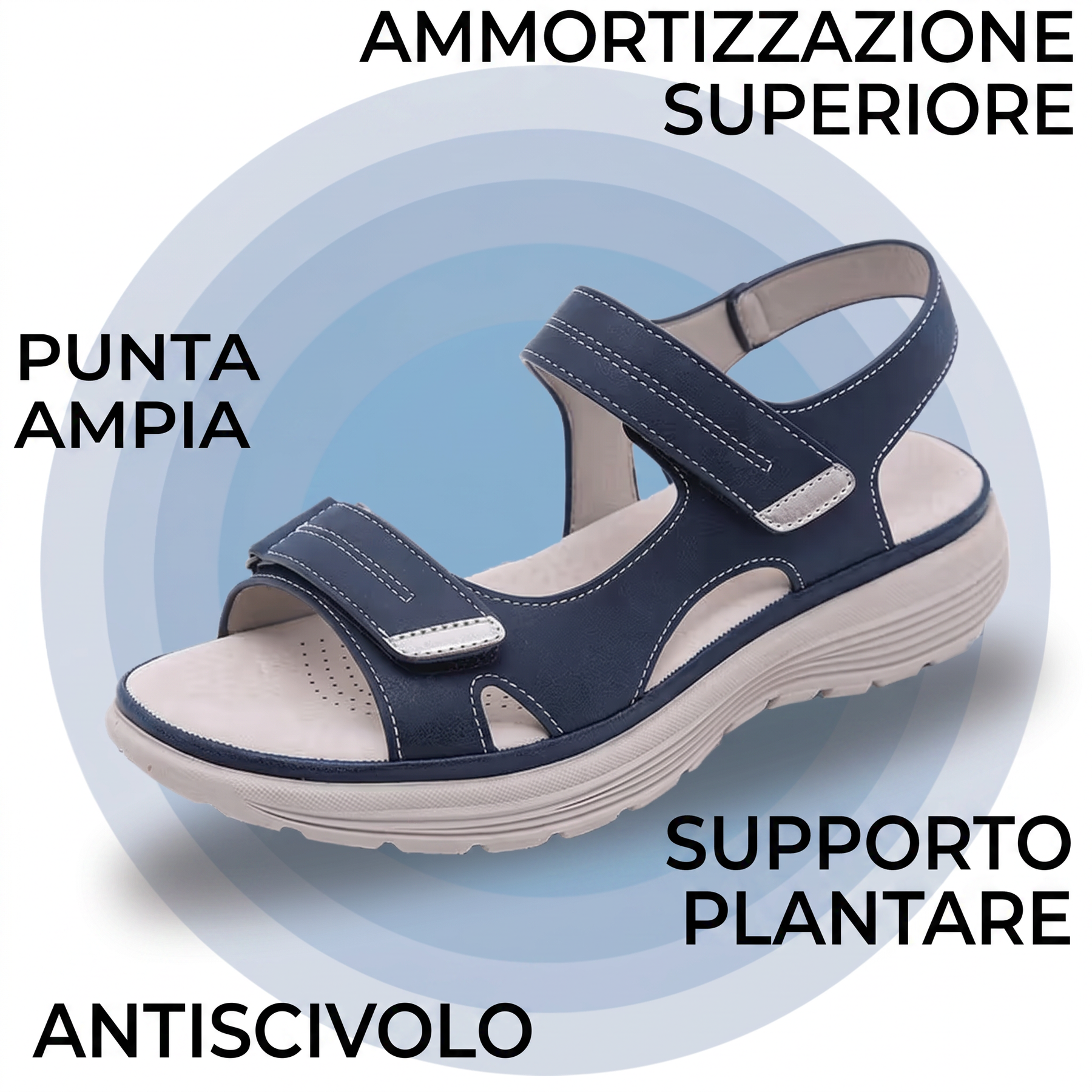 MARTINA | SANDALI ORTOPEDICI ANTISCIVOLO