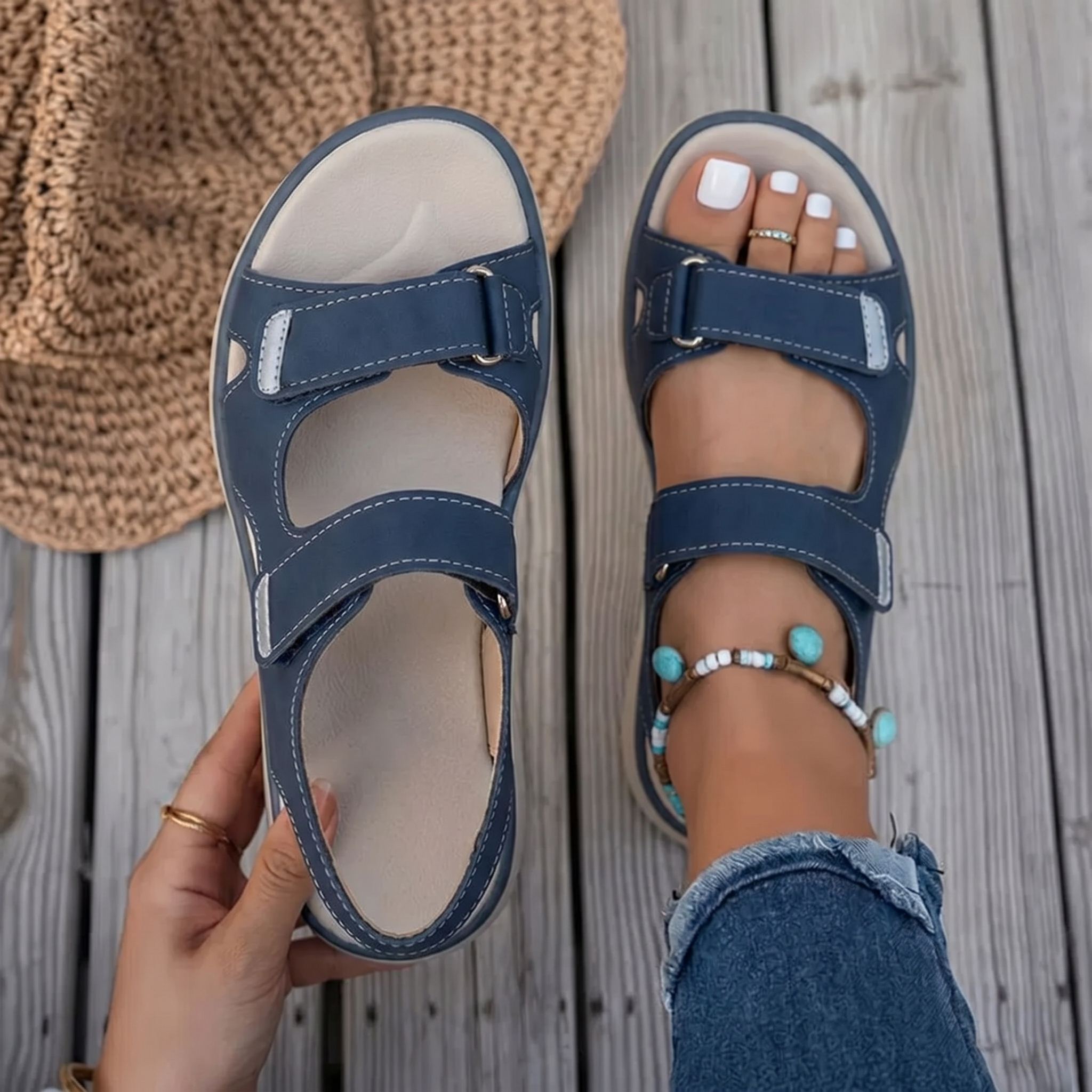 VIOLA | SANDALI COMFORT REGOLABILI