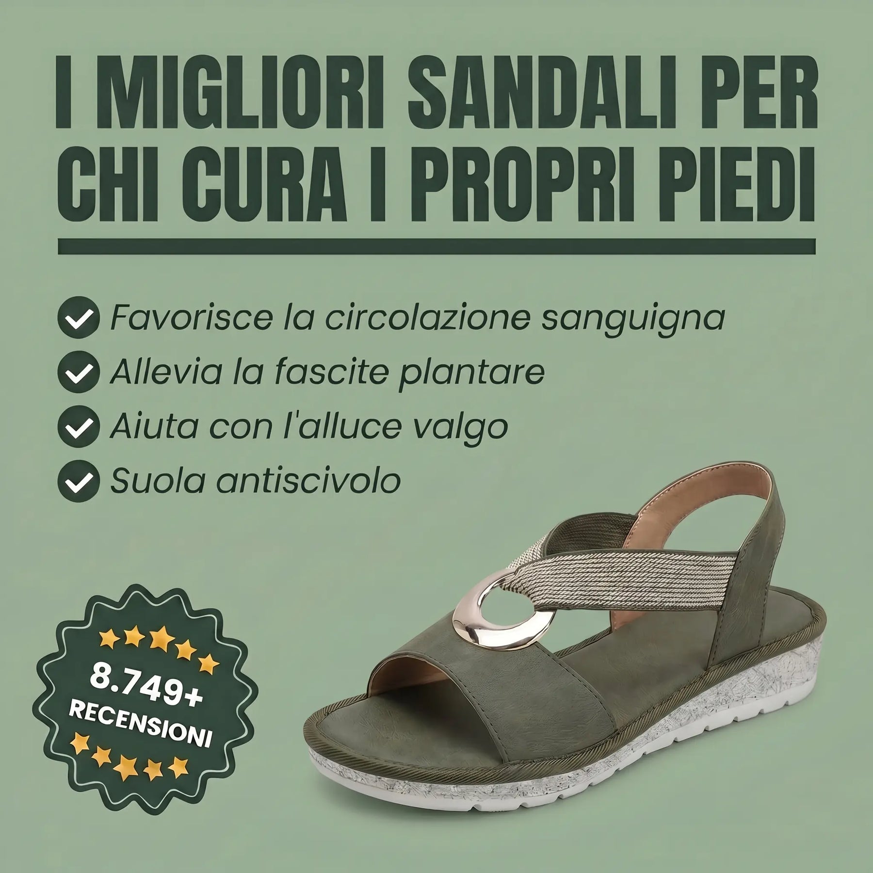SOFIA | SANDALI COMFORT INTRECCIATI