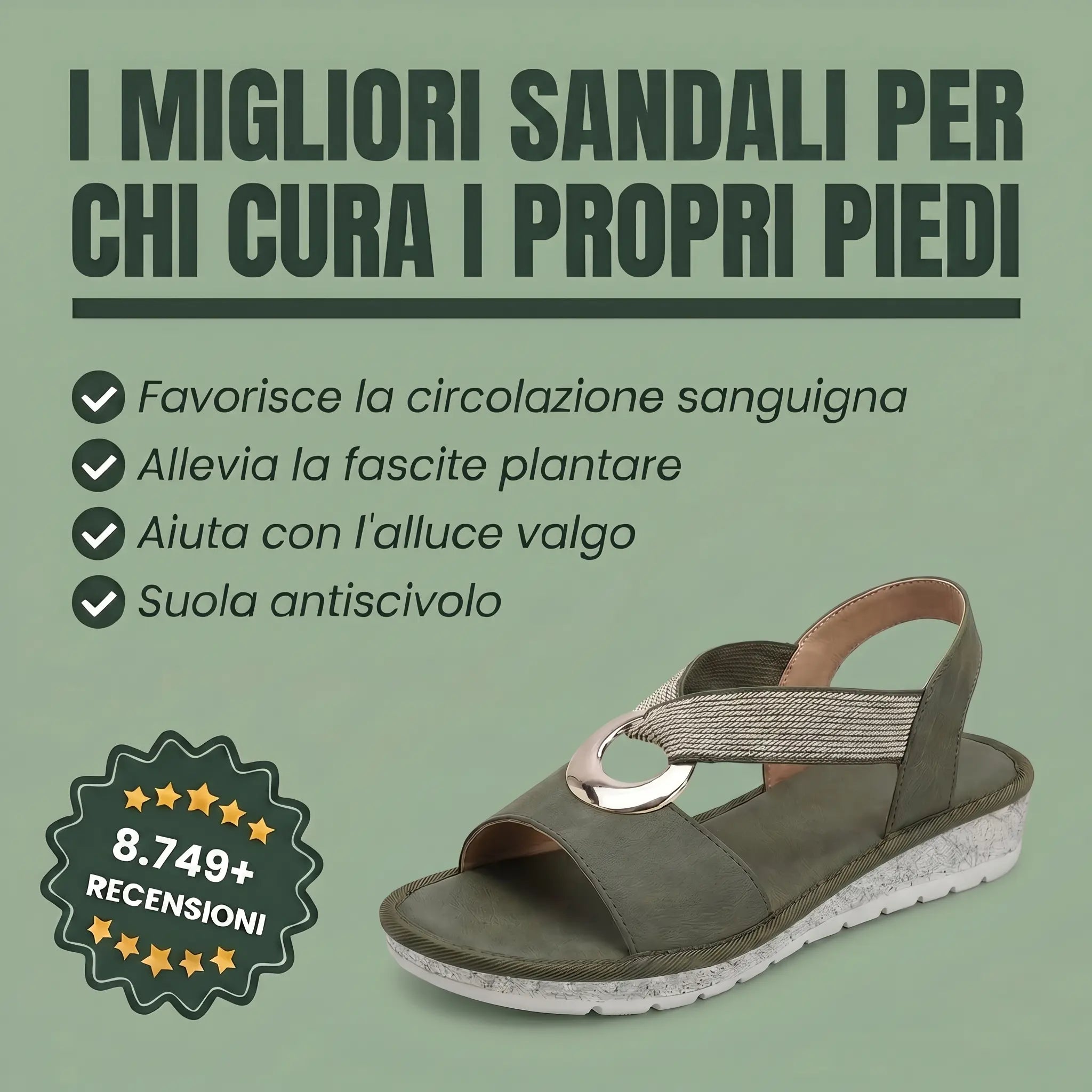 SOFIA | SANDALI COMFORT INTRECCIATI