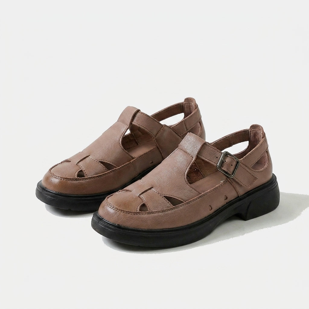 Laura Sandali Con Fibbia Comfort Eleganti