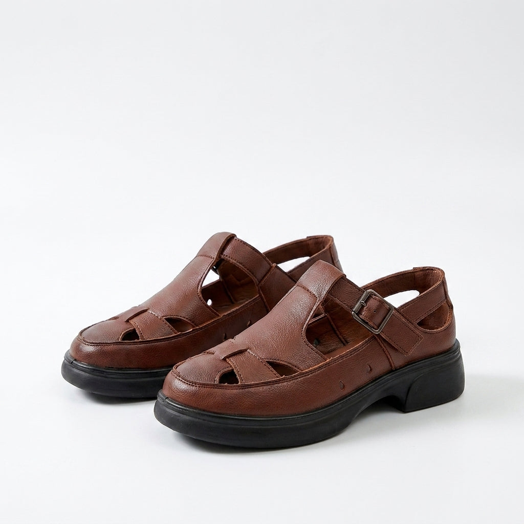 Laura Sandali Con Fibbia Comfort Eleganti