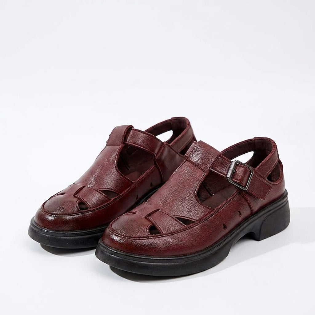 Laura Sandali Con Fibbia Comfort Eleganti