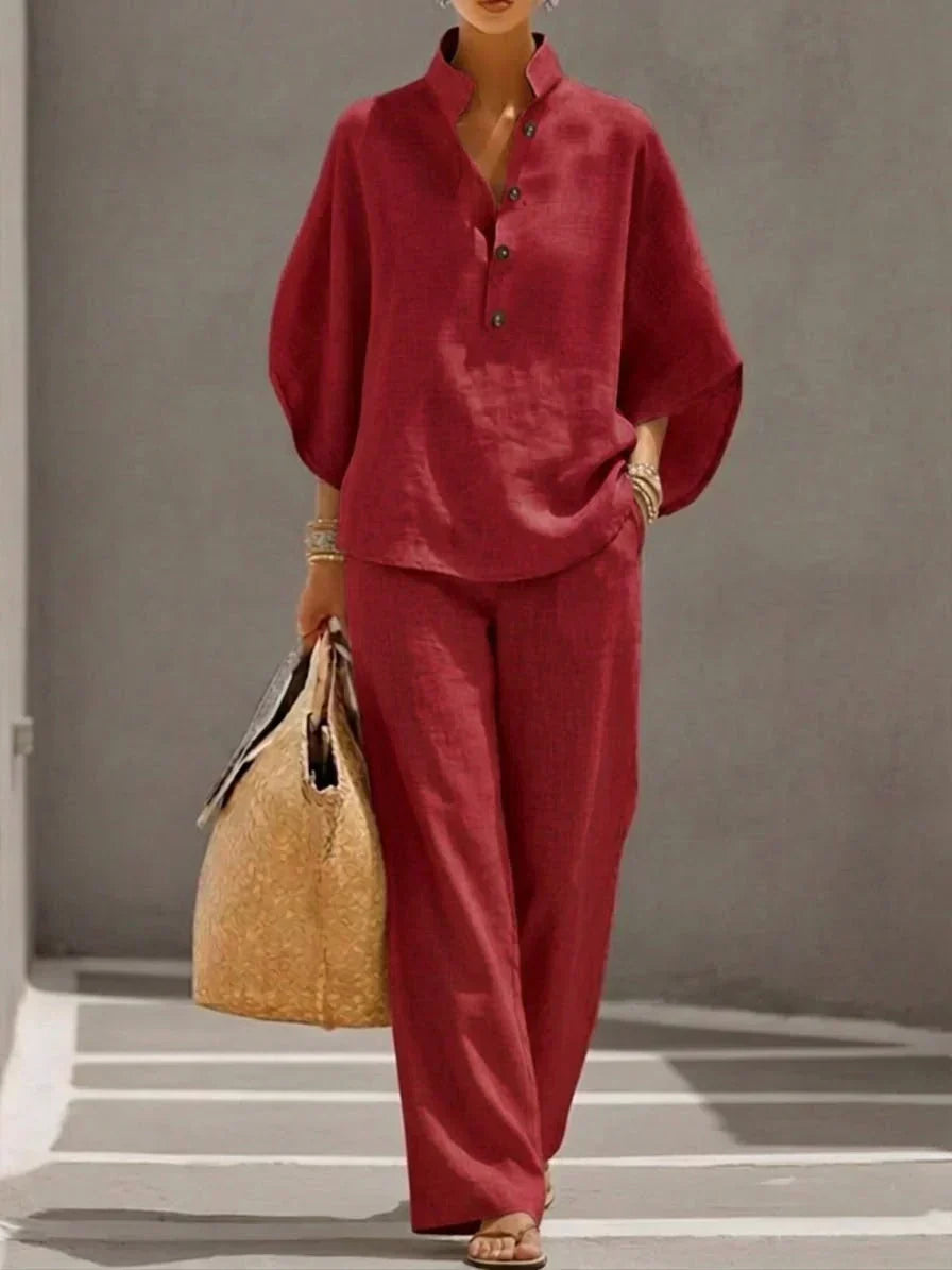 YVONNE | BATWING TWO-PIECE SET