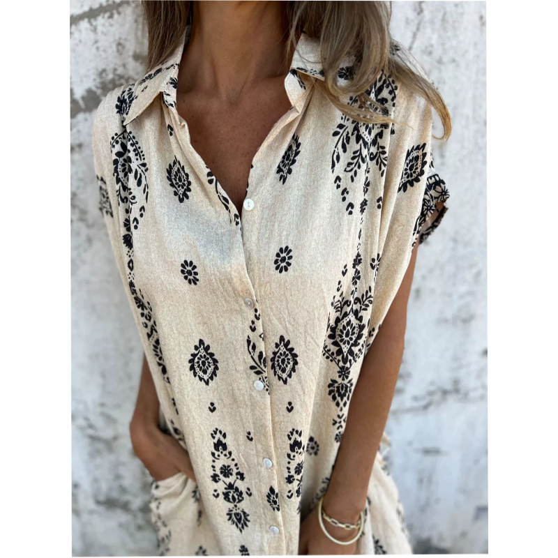 Emmeline | Abito con Tasche Stampato